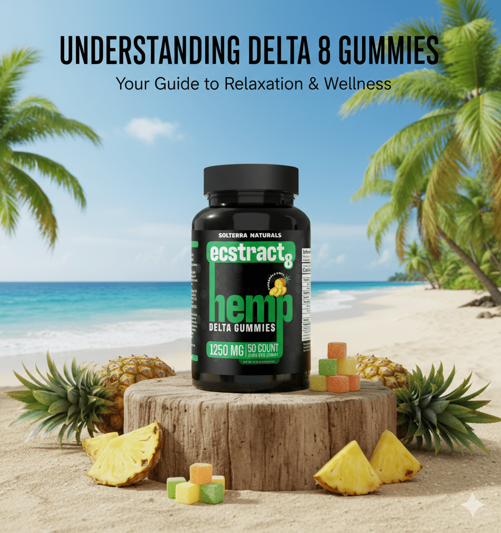 Dive Into Deep Relaxation with Ecstract 8: Pineapple Chill Delta 8 Gummies - ecstract 8