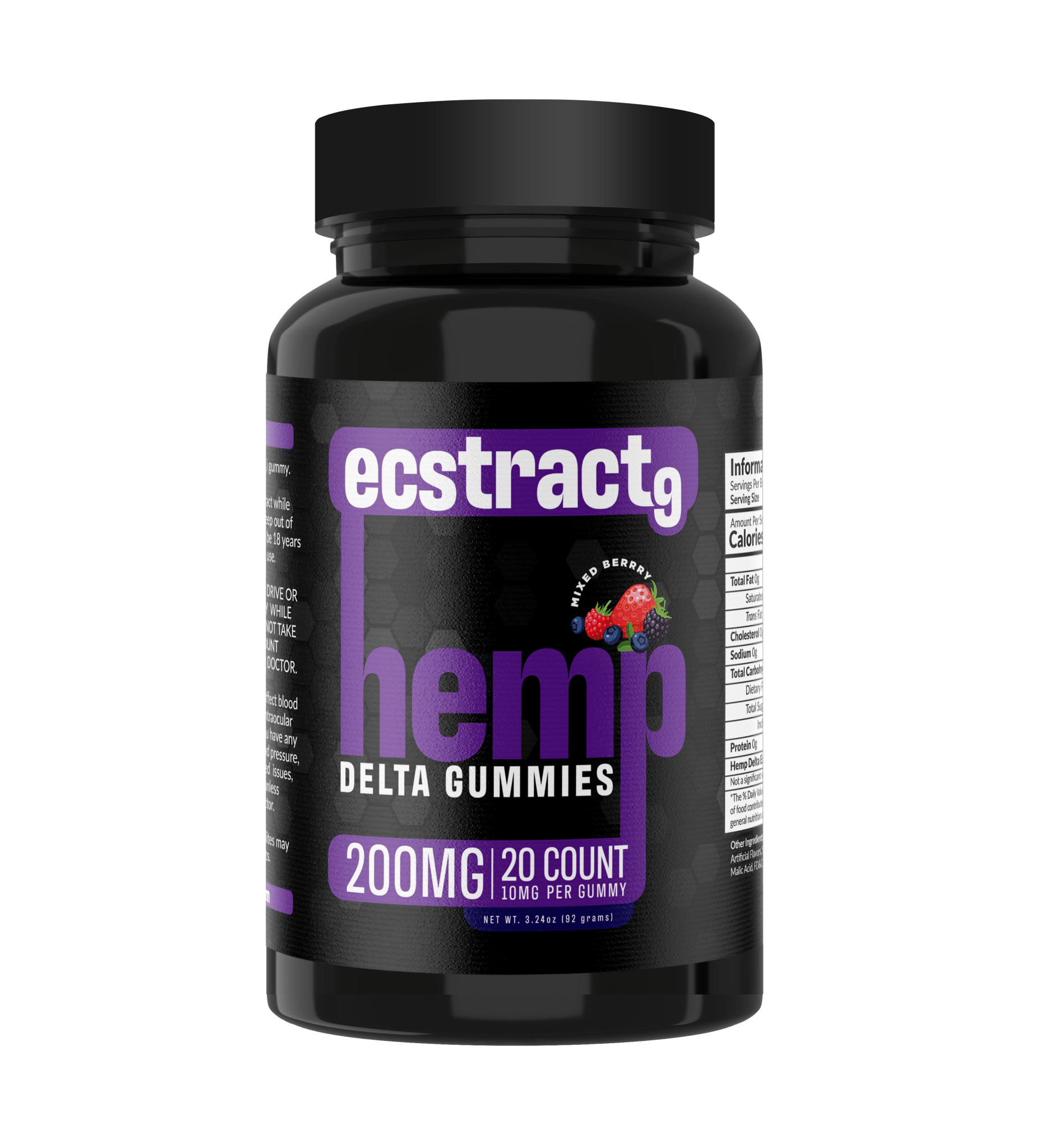 Mixed Berry - Delta 9 - 20 Count - ecstract 8